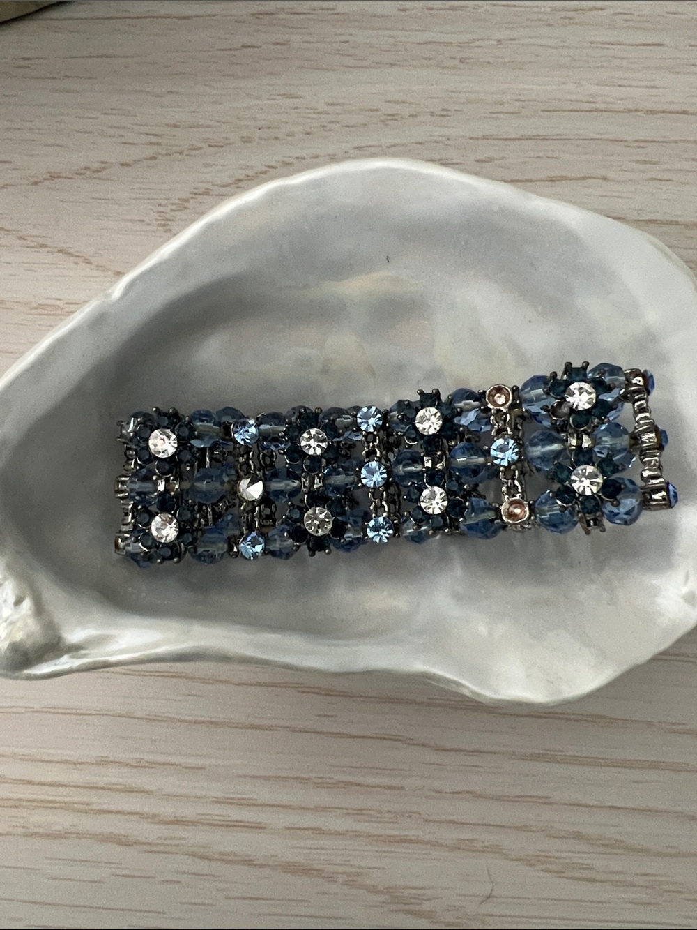 Blue Crystal Rhinestone bracelet.
